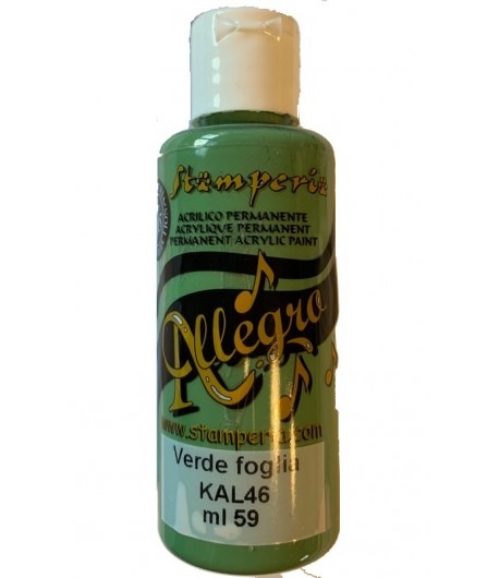 ALLEGRO KAL46 59ML VERDE FOGLIA STAMPERIA