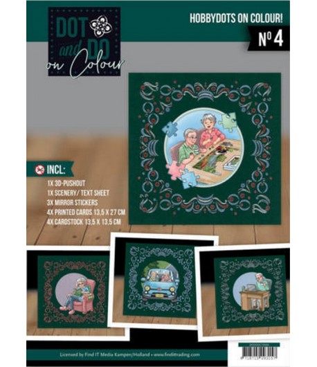 KIT COMPLET FEUILLES 3D FAMILY COLOUR 4