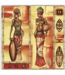 SERVIETTE LES BELLES AFRICAINES