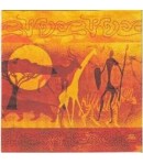 SERVIETTE OMBRES AFRICAINES