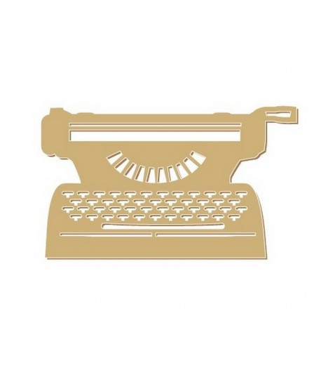 SUJET BOIS MACHINE A ECRIRE 6.3X3.4CM