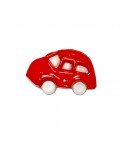 BOUTON EN PLASTIQUE VOITURE 1.8 CM - ROUGE