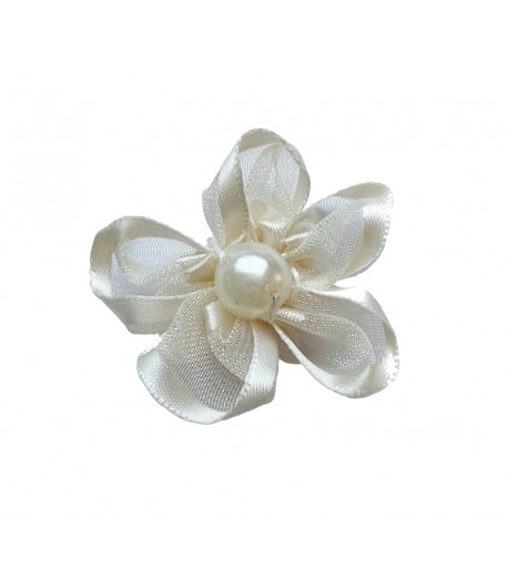 FLEUR EN TULLE - CREME