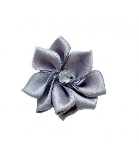 FLEUR EN TISSU - GRIS