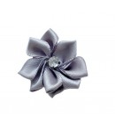 FLEUR EN TISSU - GRIS