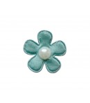 FLEUR EN TISSU - BLEU CLAIR