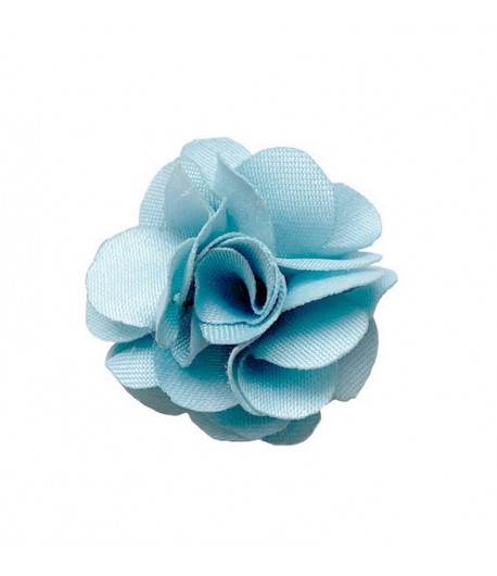 FLEUR EN TISSU - BLEU CLAIR