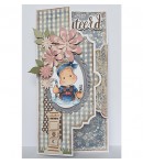 GABARIT SLIMLINE TIE CARD - DUTCH DOOBADOO (874)