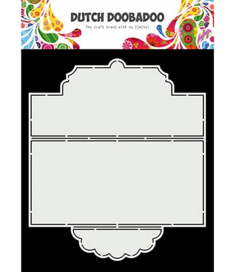GABARIT SLIMLINE TIE CARD - DUTCH DOOBADOO (874)