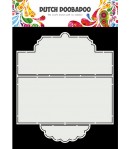 GABARIT SLIMLINE TIE CARD - DUTCH DOOBADOO (874)