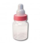 6 BIBERONS ROSE 3.7 X 9 CM