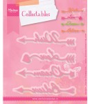 DIES ARROW SENTIMENTS - COLLECTABLES 1458