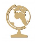 MAPMONDE EN BOIS 5X6.8CM