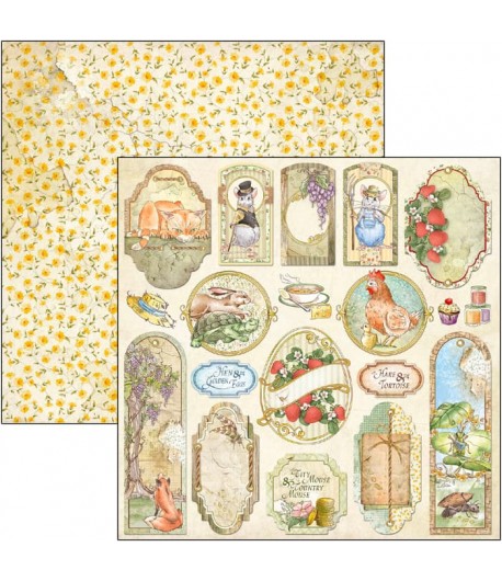 PAPIER AESOPS FABLES CARDS CIAO BELLA 30.5X30.5CM CBSS157