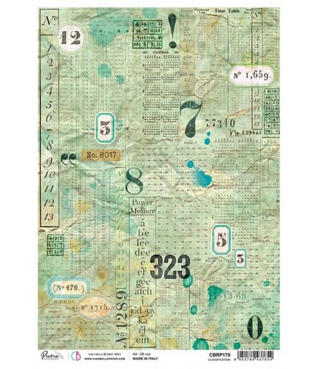 PAPIER DE RIZ A4 S CLASSIFICATION 21 X 29.7CM CBRP178