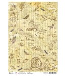 PAPIER DE RIZ A4 AESOP'S FABLES 21 X 29.7CM CBRP192