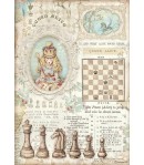 PAPIER DE RIZ A4 ALICE - QUEEN ALICE 21X29.7 - DFSA4604 - STAMPERIA