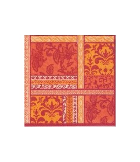 SERVIETTE MOTIFS ORANGES