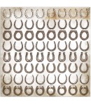 PAPIER ATELIER ROMANTIC HORSES HORSESHOE 30X30CM - SBB801 - STAMPERIA