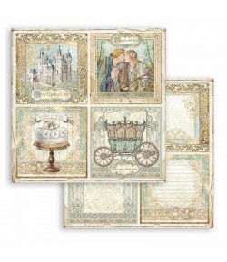 PAPIER ATELIER SLEEPING BEAUTY CARDS 30X30CM - SBB793 - STAMPERIA