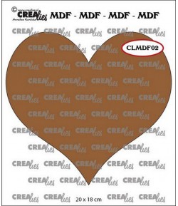 COEUR EN MDF - 20 CM