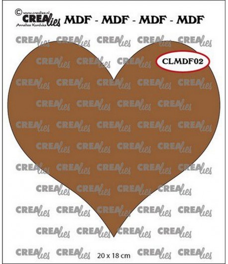 COEUR EN MDF - 20 CM