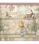 PAPIER ALICE HUMPTY DUMPTY 30 X 30 CM - SBB820 STAMPERIA