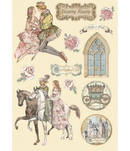 FORMES EN BOIS A5 SLEEPING BEAUTY - KLSP100 STAMPERIA
