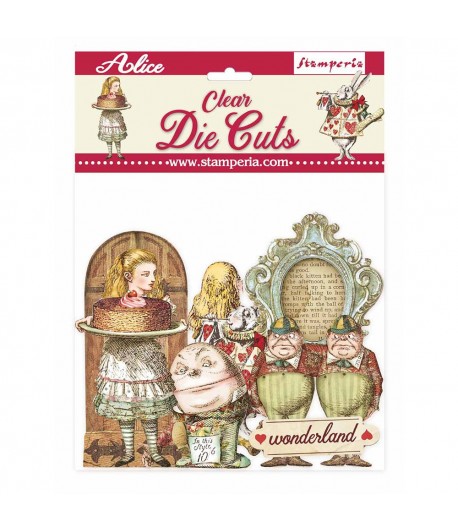 FORMES ACETATE - DIE CUTS ALICE THROUGH THE LOOKING GLASS - DFLDCP11
