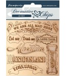 FORMES CARTON DECORATIVE CHIPS FRAMES 14X14CM - SCB76