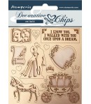 FORMES CARTON DECORATIVE CHIPS SLEEPING BEAUTY COATCH 14X14CM - SCB60