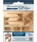 FORMES CARTON DECORATIVE CHIPS BEAUTY JUST 3D GAZEBO 14X14CM - SCB63