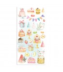 COLLECTABLES 10 FEUILLES SCRAP 15X30CM - CELEBRATION - SBBVB04 STAMPERIA