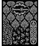 POCHOIR SLEEPING BEAUTY TEXTURES 20X25 EP 0.25 KSTD079 STAMPERIA