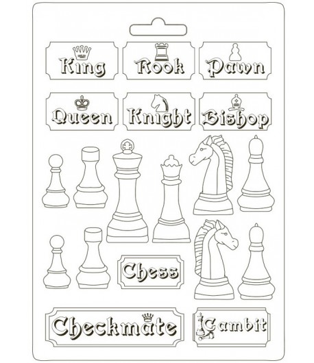 MOULE PVC FLEXIBLE ALICE - CHECKMATE 21 X 29.7 CM - K3PTA4507