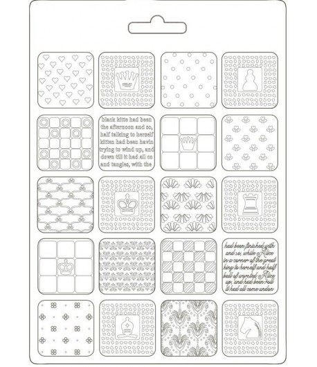 MOULE PVC FLEXIBLE ALICE - PATCHWORK - K3PTA589