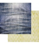 BLOC 12 FEUILLES 30.5 X 30.5 CM - SHADES OF DENIM - ASUKA STUDIO
