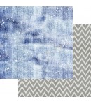 BLOC 12 FEUILLES 30.5 X 30.5 CM - SHADES OF DENIM - ASUKA STUDIO