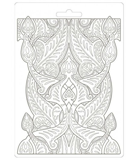 MOULE PVC FLEXIBLE ROMANTIC HORSES - SADDLE PATTERN - K3PTA583