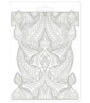 MOULE PVC FLEXIBLE ROMANTIC HORSES - SADDLE PATTERN - K3PTA583