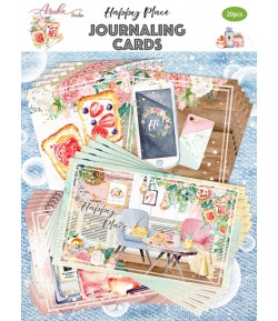 20 CARTES - JOURNALING CARD HAPPY PLACE - ASUKA STUDIO
