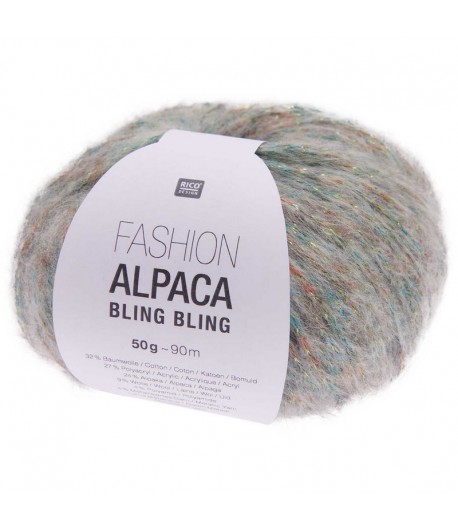 LAINE ALPACA BLING BLING MENTHE (003)