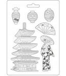 MOULE PVC FLEXIBLE SIR VAGABOND IN JAPAN - PAGODA 21 X 29.7 CM - K3PTA4509