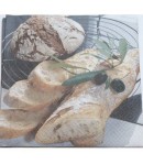SERVIETTE PAIN ET OLIVES