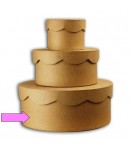 BOITE GATEAU EN CARTON 19.5 X 8 CM