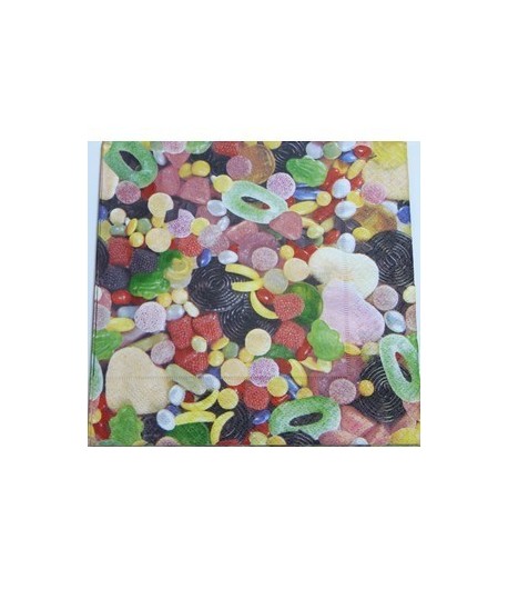 SERVIETTE BONBONS