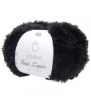 LAINE CREATIVE PETIT LAPIN NOIR  (016)
