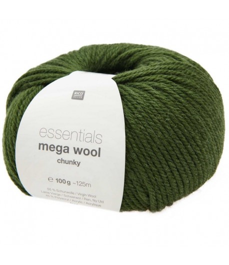LAINE MEGA WOOL CHUNKY VERT MOUSSE (032)
