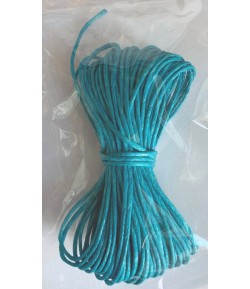 COTON CIRE TURQUOISE 1MM X 10M