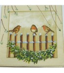 SERVIETTE ROUGES GORGES ET GUI